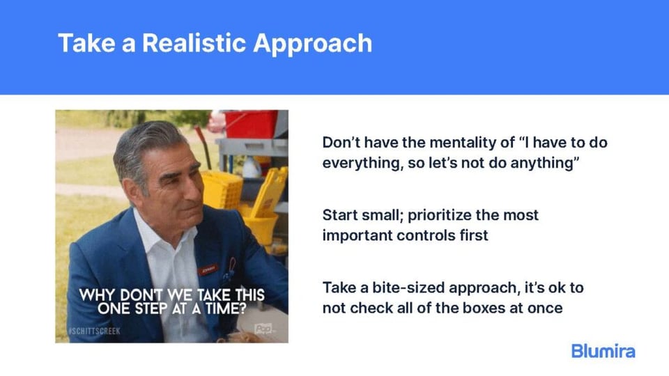 Take a Realistic Approach