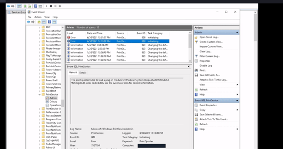 Windows Event Viewer