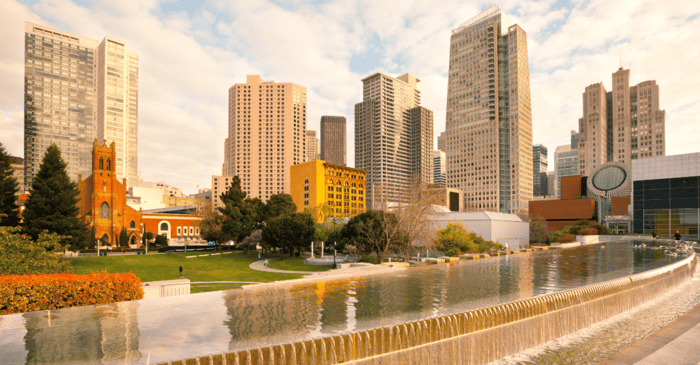Yerba Buena Gardens near Moscone