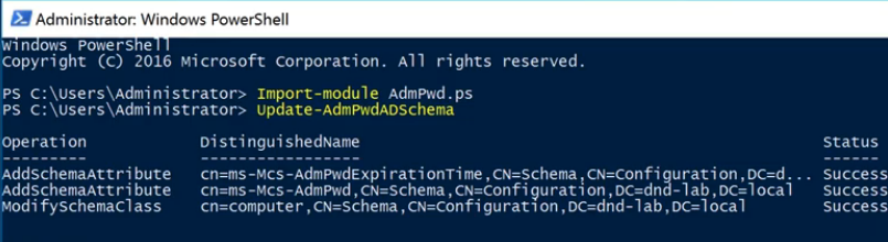 Delegate endpoints to change their own passwords