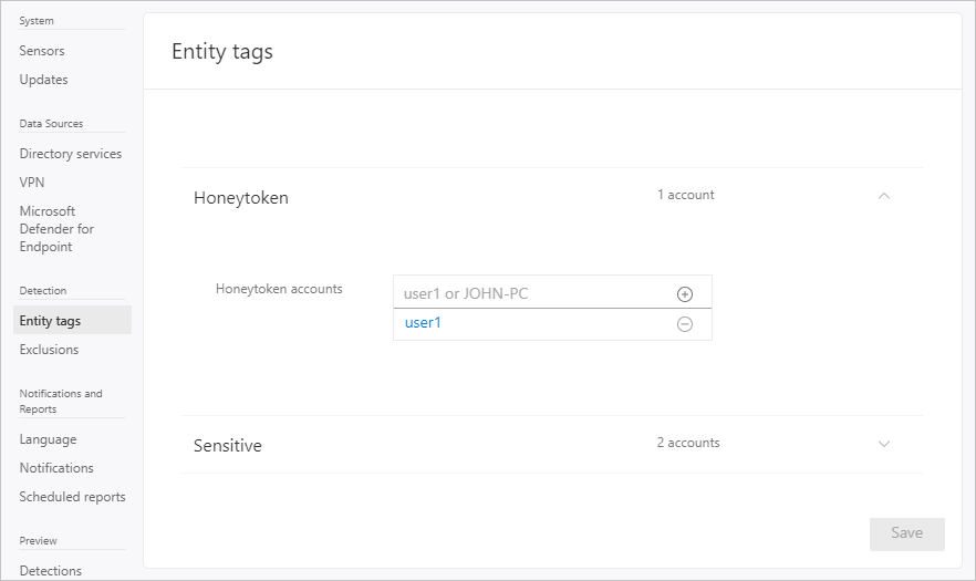 Microsoft Defender for Identity screenshot 