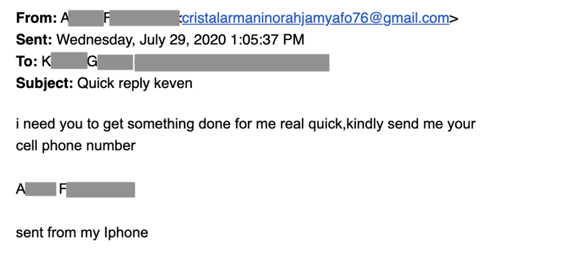 Phishing Email