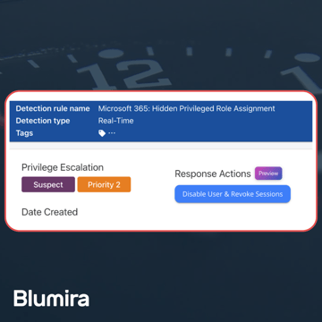 Blumira New M365 Threat Response Feature