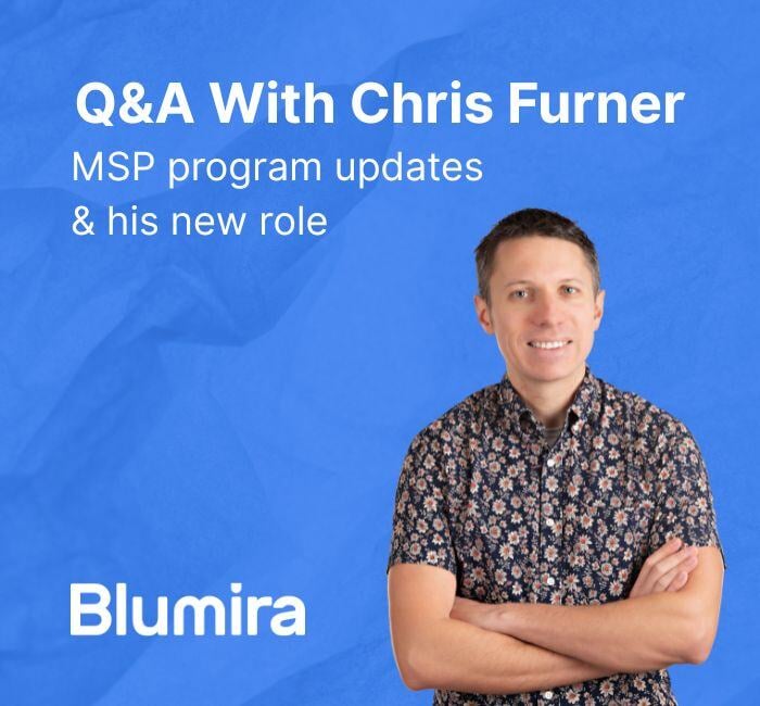 Blumira's Commitment to MSPs: Q&A with Chris Furner, New Head of Partner Enablement