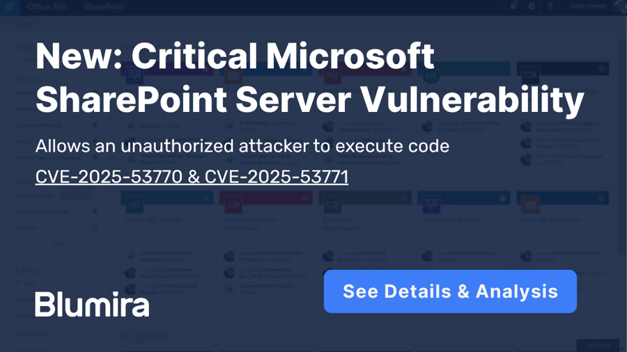 Critical Microsoft SharePoint Server vulnerability
