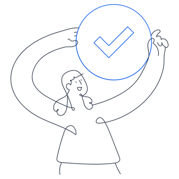 tools _ checkmark, complete, approve, confirm, check, woman, people