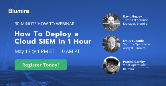 30-Minute How To: Deploy a Cloud SIEM in 1 Hour
