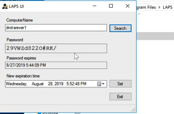 Show Password with GUI