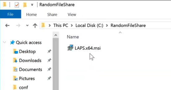 Create a share with .msi file for domain users and COMPUTERS