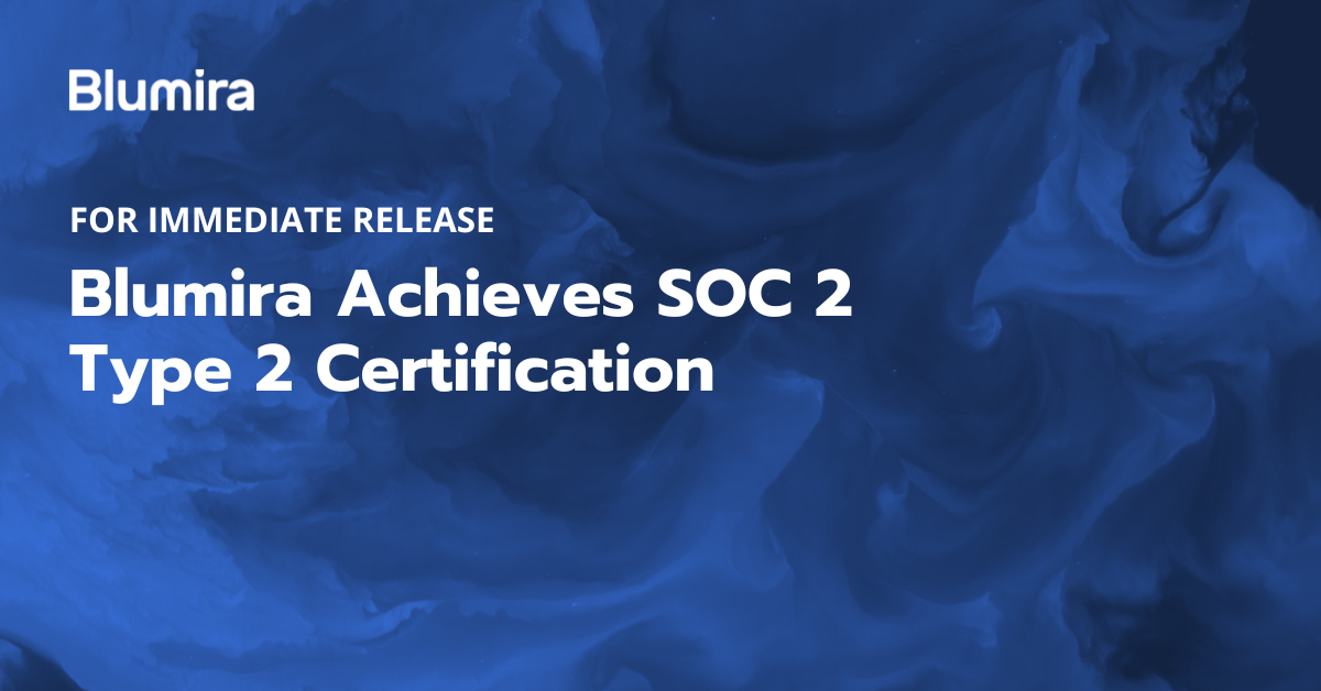 Blumira Achieves Service Organization Control (SOC) 2 Type 2 Certification