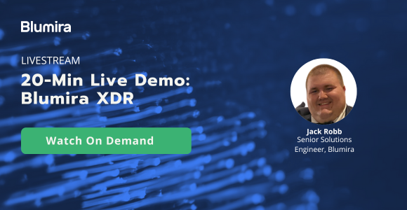20 Minute Live Demo of Blumira XDR with Jack Robb