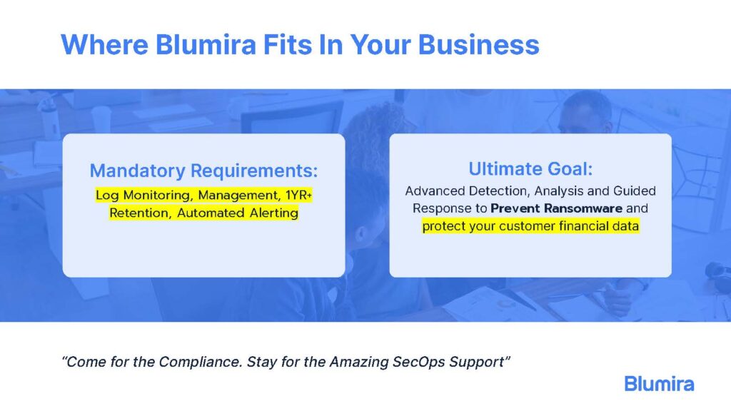 Where Blumira Fits in Your Business